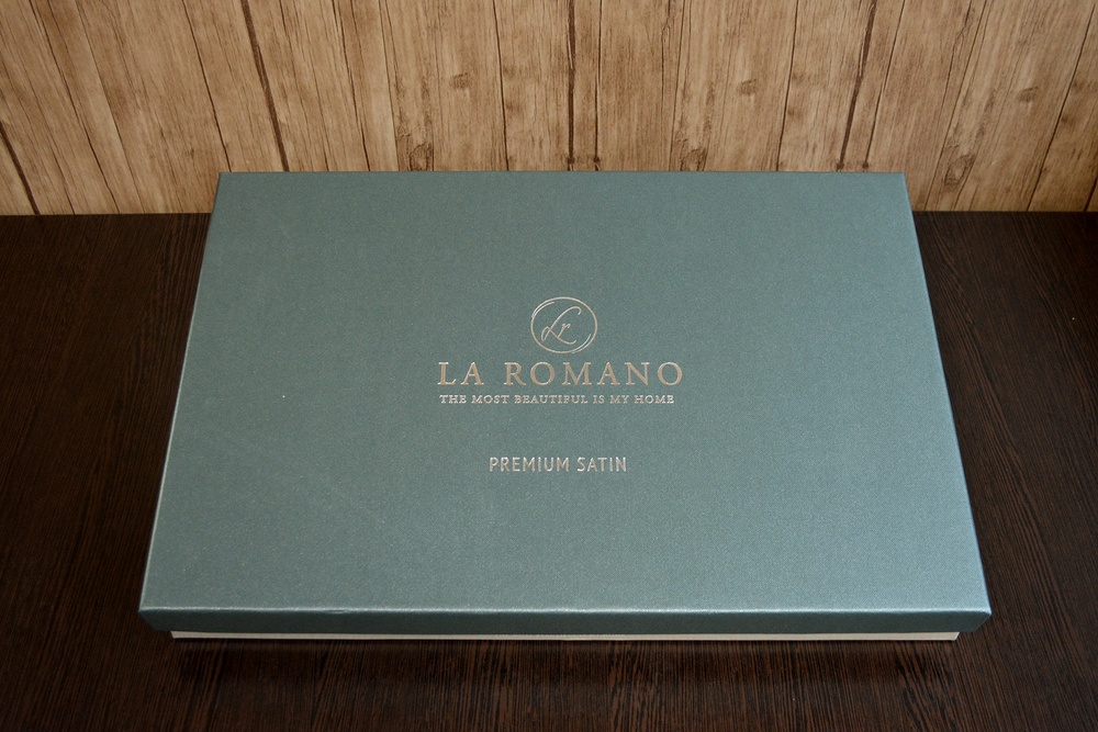 Постельное белье сатин La Romano Premium Lucca Violet
