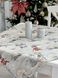 Новорічна скатертина LiMaSo Гобелен EDEN 1254 "Снігова Казка" (Срібний люрекс) 5