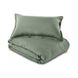 Итальянское элитное постельное белье лен Fazzini Зеленый 1