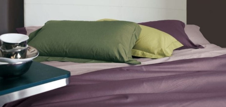 Итальянское элитное постельное белье лен Fazzini Зеленый