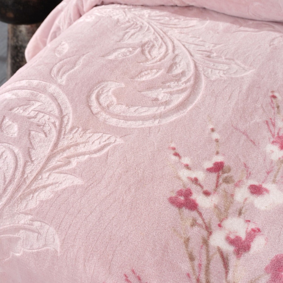Плед Karaca Home - Sakura gul kurusu розовый