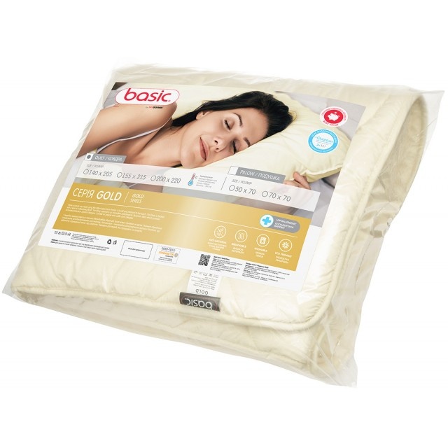 Гипоаллергенное одеяло Sonex Basic Gold Теплое