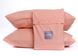 Комплект постільної білизни Antoni Ранфорс Premium Бязь Рожевий персик Полуторний 155х215 2