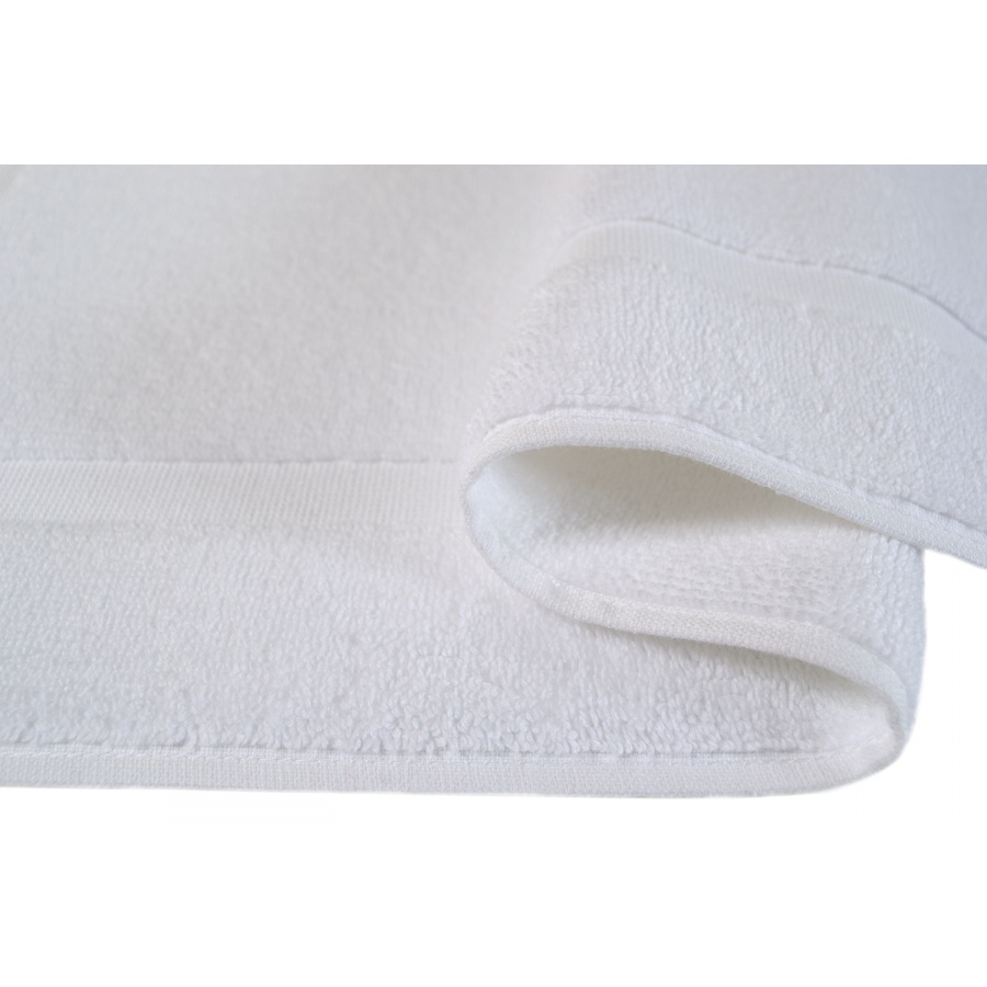 Полотенце для ног Lotus Отель - Microcotton White (800 г/м²) , Белый, 50х70 см, Для ног
